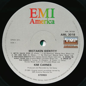 Kim Carnes : Mistaken Identity (LP, Album)
