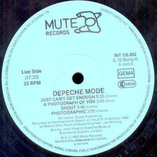 Load image into Gallery viewer, Depeche Mode : Love In Itself · 2 And Live Tracks (12", Ltd, Num)
