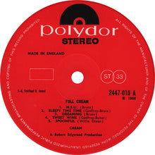 Load image into Gallery viewer, Cream (2) : Full Cream (LP, Album, RE)
