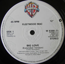 Load image into Gallery viewer, Fleetwood Mac : Big Love (12&quot;, Single)
