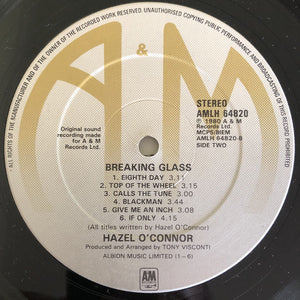 Hazel O'Connor : Breaking Glass (LP, Album)