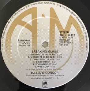 Hazel O'Connor : Breaking Glass (LP, Album)