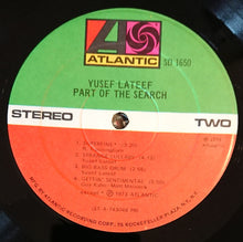 Load image into Gallery viewer, Yusef Lateef : Part Of The Search (LP, Album, Pre)
