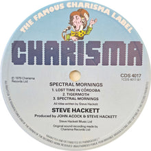 Load image into Gallery viewer, Steve Hackett : Spectral Mornings (LP, Album, RE, Blu)
