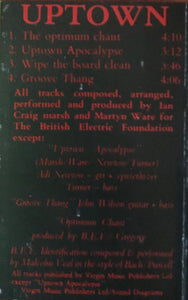 B.E.F.* : Music For Stowaways (Cass, Album)