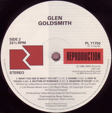 Load image into Gallery viewer, Glen Goldsmith : What You See Is What You Get (LP, Album)
