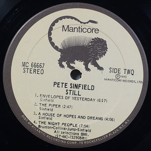 Pete Sinfield* : Still (LP, Album, RP, Gat)