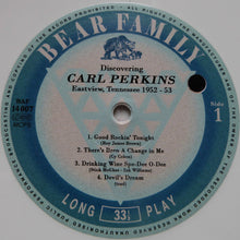 Load image into Gallery viewer, Carl Perkins : Discovering Carl Perkins - Eastview, Tennessee 1952-53  (10", Comp, Ltd, Num, whi + CD, Comp, Ltd)
