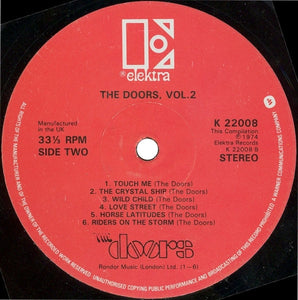 The Doors : The Doors Vol.2 (LP, Comp, RE)