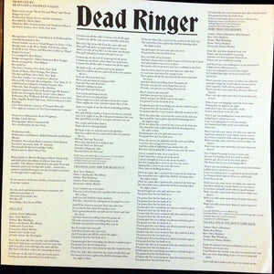 Meat Loaf : Dead Ringer (LP, Album)