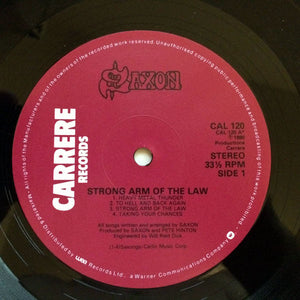 Saxon : Strong Arm Of The Law (LP, Album, Gat)