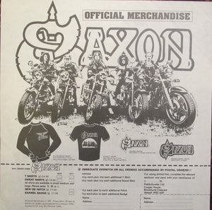 Saxon : Denim And Leather (LP, Album, WEA)