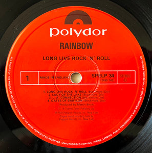 Rainbow : Long Live Rock 'N' Roll (LP, Album, RE)