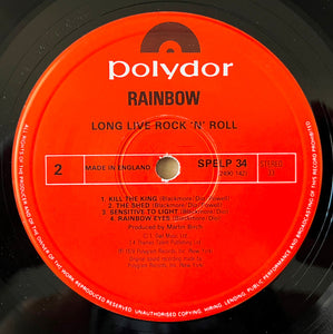 Rainbow : Long Live Rock 'N' Roll (LP, Album, RE)