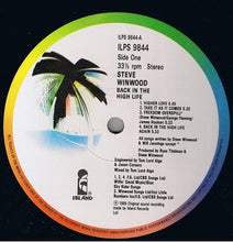 Load image into Gallery viewer, Steve Winwood : Back In The High Life (LP, Album)
