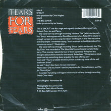 Load image into Gallery viewer, Tears For Fears : Shout (7", Single, Sil)
