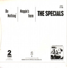 Load image into Gallery viewer, The Specials : Do Nothing / Maggie's Farm (7", Single, Sil)
