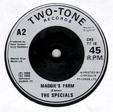 Load image into Gallery viewer, The Specials : Do Nothing / Maggie's Farm (7", Single, Sil)
