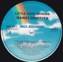 Load image into Gallery viewer, Nanci Griffith : Little Love Affairs (LP, Album)
