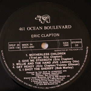 Eric Clapton : 461 Ocean Boulevard (LP, Album, RE)