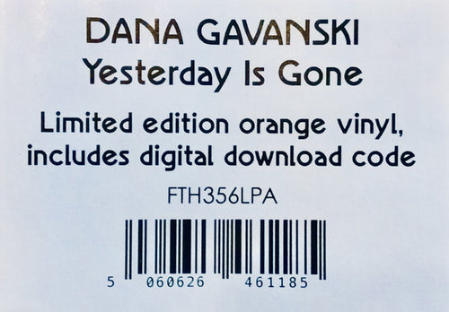 Dana Gavanski : Yesterday Is Gone (LP, Album, Ltd, Ora)