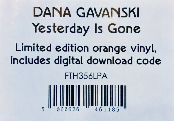 Dana Gavanski : Yesterday Is Gone (LP, Album, Ltd, Ora)