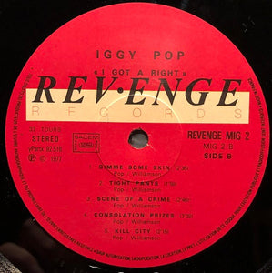 Iggy Pop : I Got A Right (LP, Tri)