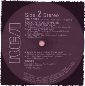 Spider (6) : Rock 'N' Roll Gypsies (LP, Album)