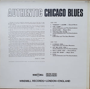 Various : Authentic Chicago Blues (LP, Comp)