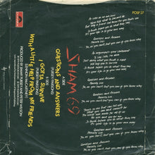 Load image into Gallery viewer, Sham 69 : Questions And Answers (7&quot;, Single, Sil)
