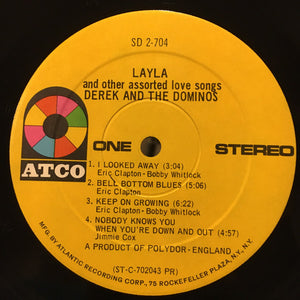Derek And The Dominos* : Layla And Other Assorted Love Songs (2xLP, Album, RP, Pre)