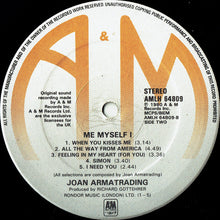 Load image into Gallery viewer, Joan Armatrading : Me Myself I (LP, Album)
