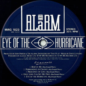The Alarm : Eye Of The Hurricane (LP, Album)