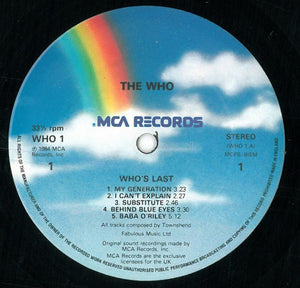 The Who : Who's Last (2xLP, Album)