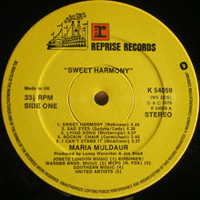 Load image into Gallery viewer, Maria Muldaur : Sweet Harmony (LP, Album)
