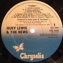 Load image into Gallery viewer, Huey Lewis And The News* : Fore! (LP, Album, Ext)

