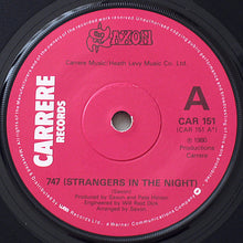 Load image into Gallery viewer, Saxon : 747 (Strangers In The Night) (7&quot;, Single, Dam)
