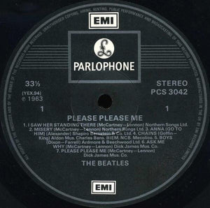 The Beatles : Please Please Me (LP, Album, RE)