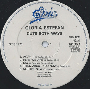 Gloria Estefan : Cuts Both Ways (LP, Album)