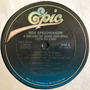 REO Speedwagon : A Decade Of Rock And Roll 1970 To 1980 (2xLP, Comp, Pit)