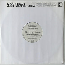 Load image into Gallery viewer, Maxi Priest : Just Wanna Know (12", Promo)
