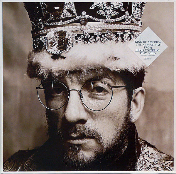 The Costello Show Featuring The Attractions And Confederates* : King Of America (LP, Album)