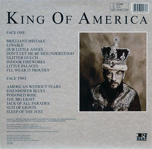 The Costello Show Featuring The Attractions And Confederates* : King Of America (LP, Album)