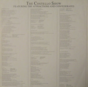 The Costello Show Featuring The Attractions And Confederates* : King Of America (LP, Album)