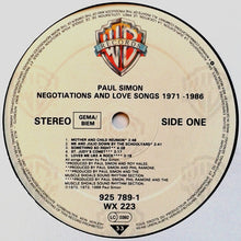 Load image into Gallery viewer, Paul Simon : Negotiations And Love Songs (1971-1986) (2xLP, Comp)
