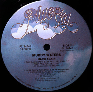 Muddy Waters : Hard Again (LP, Album, RE, Pit)