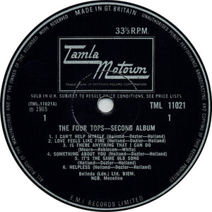 Four Tops : Second Album (LP, Album, Mono)