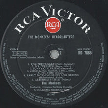 Load image into Gallery viewer, The Monkees : Headquarters (LP, Album, Mono)
