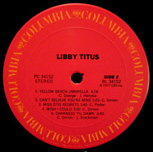 Load image into Gallery viewer, Libby Titus : Libby Titus (LP, Album, Pit)
