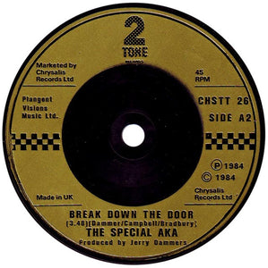 The Special AKA : Nelson Mandela / Break Down The Door! (7", Single, Gol)